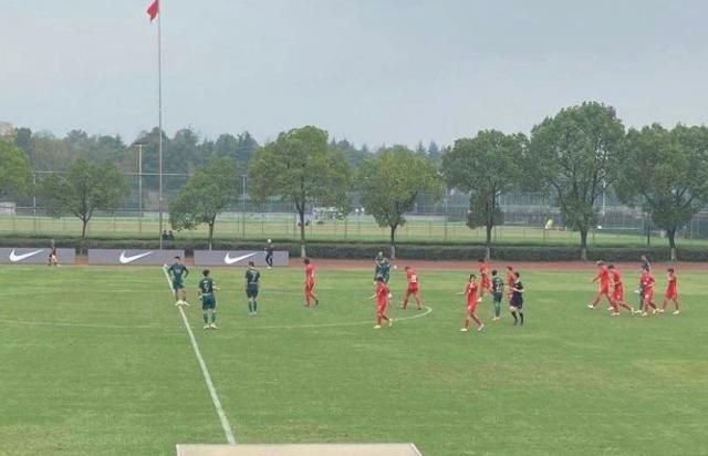 U22国足热身2比0取胜浙江队 对手：这帮球员太能跑